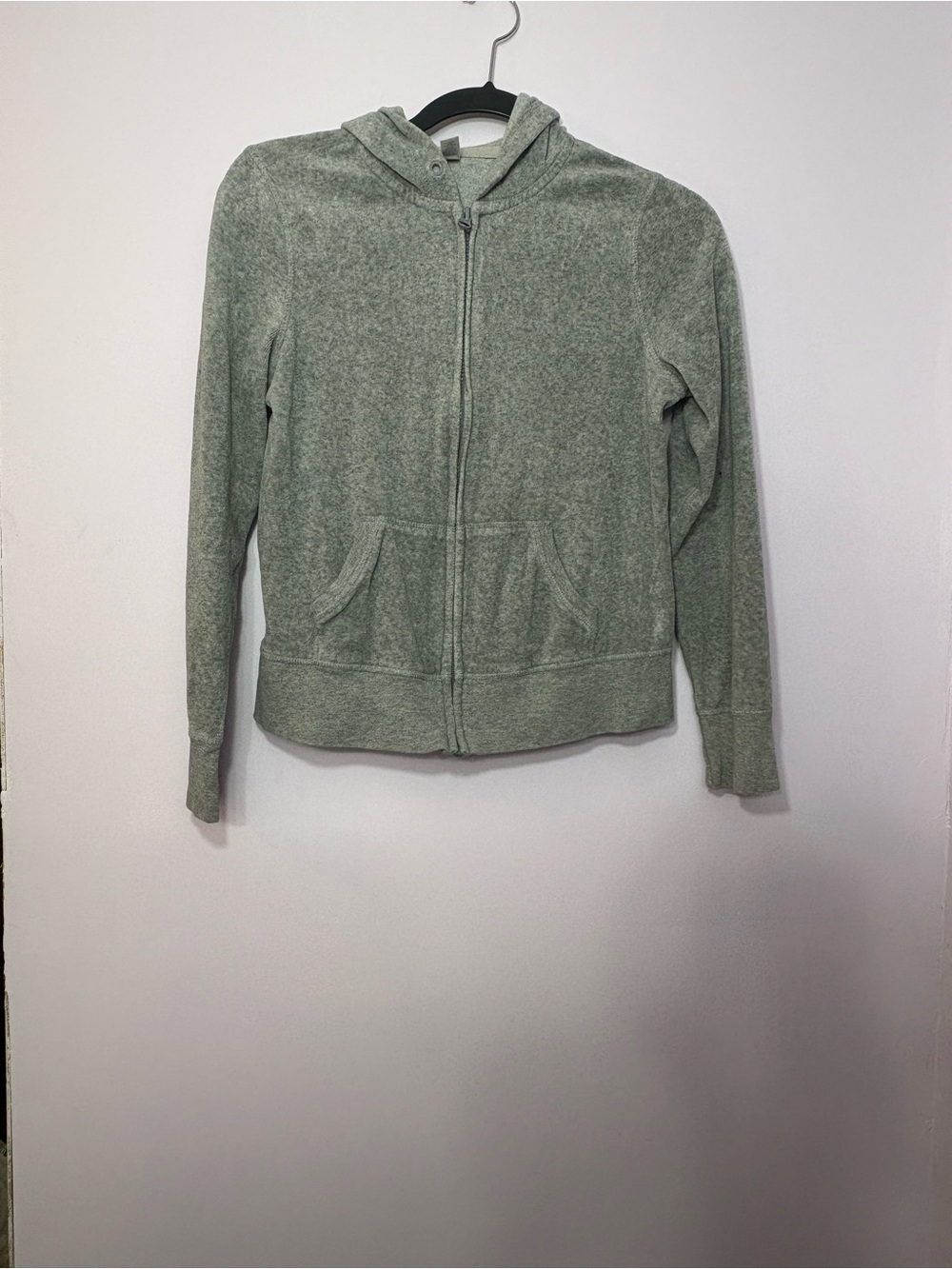 Old Navy Gray Full-Zip Hoodie Jacket